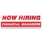 Signmission Now Hiring Financial Managers Banner Apply Inside Accepting Application Single Sided B-72-30240 - alternate 1